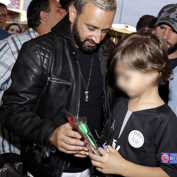 Exclusif - Cyril Hanouna avec son fils Lino - Cyril Hanouna parraine et inaugure la foire Saint-Pierre de Beauvais le 22 juin 2019. © Cédric Perrin/Bestimage