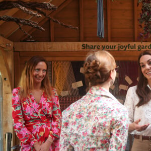 Catherine (Kate) Middleton, duchesse de Cambridge visite le RHS Chelsea Flower Show à Londres. Le 19 mai 2019.