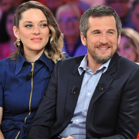 Exclusif - Marion Cotillard, Guillaume Canet - Enregistrement de l'émission "Vivement Dimanche prochain" présentée par M.Drucker et diffusée le 5 mai sur France 2. Le 29 avril 2019 © Guillaume Gaffiot / Bestimage