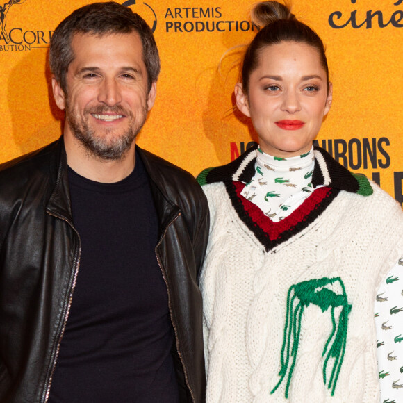 Marion Cotillard et son compagnon Guillaume Canet lors de l'avant-première du film "Nous finirons ensemble" au cinéma UGC Brouckère à Bruxelles, Belgique, le 23 avril 2019. © Alain Rolland/ImageBuzz/Bestimage