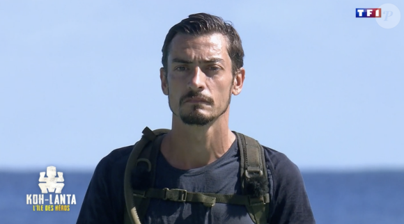 Claude lors de l'épreuve des poteaux durant la finale de "Koh-Lanta, l'île des héros" (TF1) vendredi 5 juin 2020.