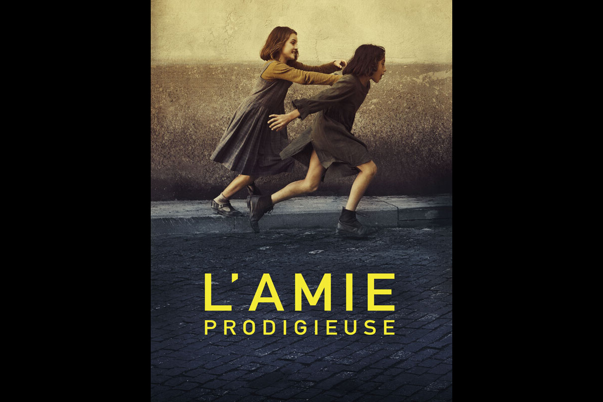 Photo : Affiche promo de la saison 1 de la série L'Amie prodigieuse