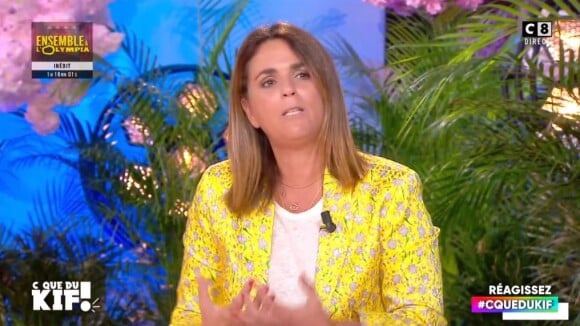 Valérie Benaïm réagit à l'arrête de "C'est que de la télé", dans "C que du kif", le 9 juin 2020