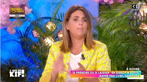 Arrêt de "C'est que de la télé", Valérie Bénaïm et Cyril Hanouna en parle dans "C que du kif", le 9 juin 2020, sur C8