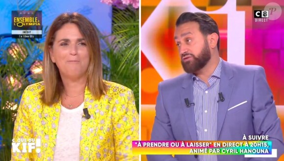Arrêt de "C'est que de la télé", Valérie Bénaïm et Cyril Hanouna en parle dans "C que du kif", le 9 juin 2020, sur C8
