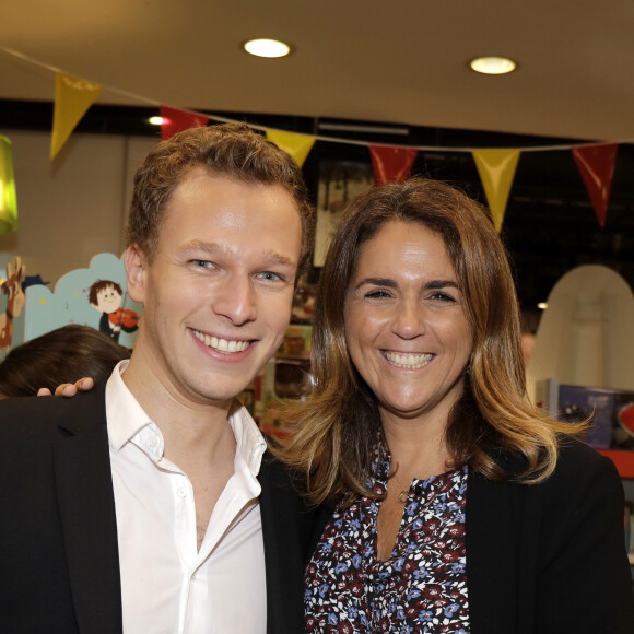 Exclusif - Damien Canivez, Valérie Bénaïm - Sortie livre de Valérie Bénaïm à la librairie Eyrolles à Paris le 13 octobre 2019. © Cédric Perrin /Bestimage