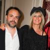 Info - Romain Sardou présente sa nouvelle compagne Kym - Exclusif - Prix Spécial - Romain Sardou et sa nouvelle compagne Kym Thiriot - Lancement du livre "Sardou Regards" de B.Kossek à l'hôtel Raphael à Paris, France, le 15 avril 2019. © Coadic Guirec/Bestimage