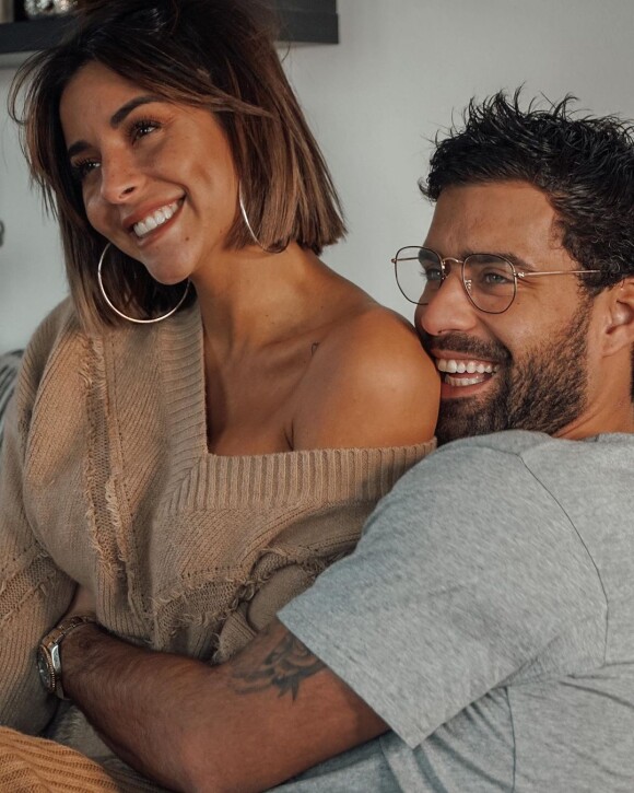 Rym et Vincent Queijo souriants sur Instagram, le 23 janvier 2020