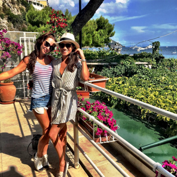 Jessica Mulroney et Meghan Markle en Italie. Août 2016.