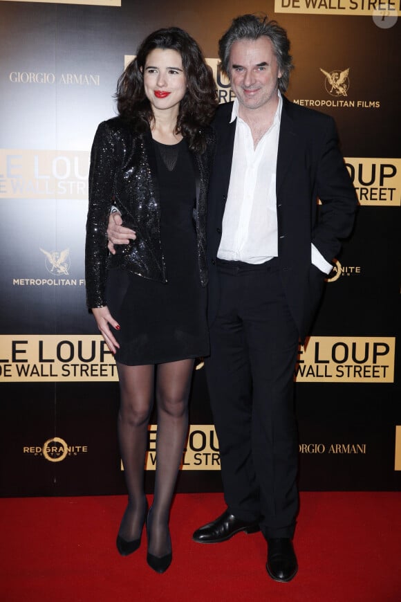Jean-Christophe Grange et sa nouvelle compagne Carmen Fernandez Santa Cruz - After-party du film "Le loup de Wall Street" au Palais Brongniart a Paris, le 9 decembre 2013.