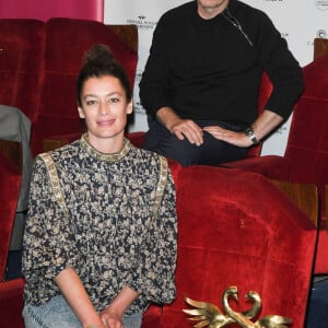 Benoît Magimel ( président du jury) et Aurélie Dupont - Photocall officiel du Grand Jury de la 34 ème édition du Festival du Film de Cabourg, Journées Romantiques au Club de l'Étoile à Paris le 12 juin 2020. © Agence/Bestimage