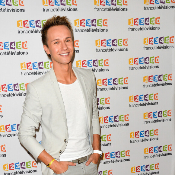 Cyril Féraud lors du photocall de la présentation de la nouvelle dynamique 2017-2018 de France Télévisions. Paris, le 5 juillet 2017. © Guirec Coadic/Bestimage