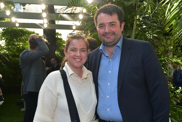 Jean-François Piège et sa femme Elodie Tavares - Défilé Bonpoint Collection printemps / été 2017 à l'Hôtel de Brancas à Paris le 6 juillet 2016. © Giancarlo Gorassini / Bestimage