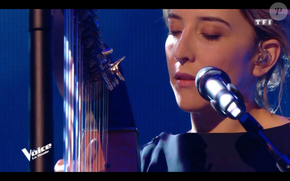 Gustine lors de la finale de The Voice 2020, diffusée sur TF1. Le samedi 13 juin 2020.