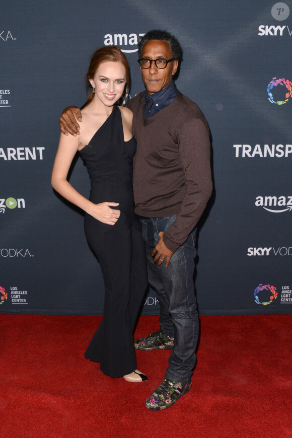 Elizabeth McLaughlin et Andre Royo - Première de la saison 2 de la série "Transparent". Le 11 septembre 2015. @Tony DiMaio/startraksphoto.com