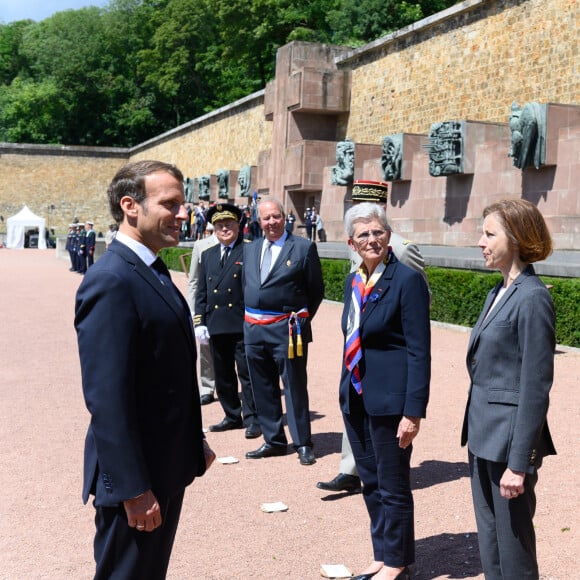 Le président de la République française Emmanuel Macron au Mont Valérien pour le 80ème anniversaire de l'appel du 18 juin à Suresnes, France, le 18 juin 2020. © Jacques Witt/Pool/Bestimage