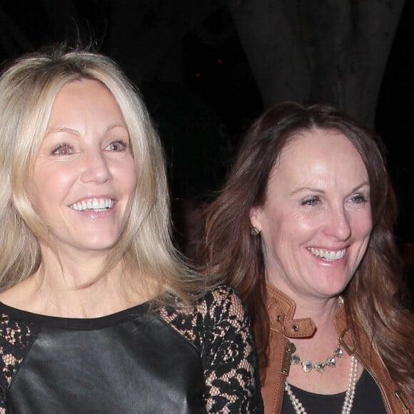 Heather Locklear, tres souriante, sort avec des amies a West Hollywood, le 22 novembre 2013