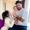 Nabilla, Thomas et Milann le 20 juin 2020 sur Instagram.