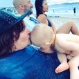 Diane Kruger et son compagnon Norman Reedus ont fêté le Nouvel an les pieds dans l'eau avec leur petite fille de 13 mois. Sur Instagram, 1er janvier 2020.