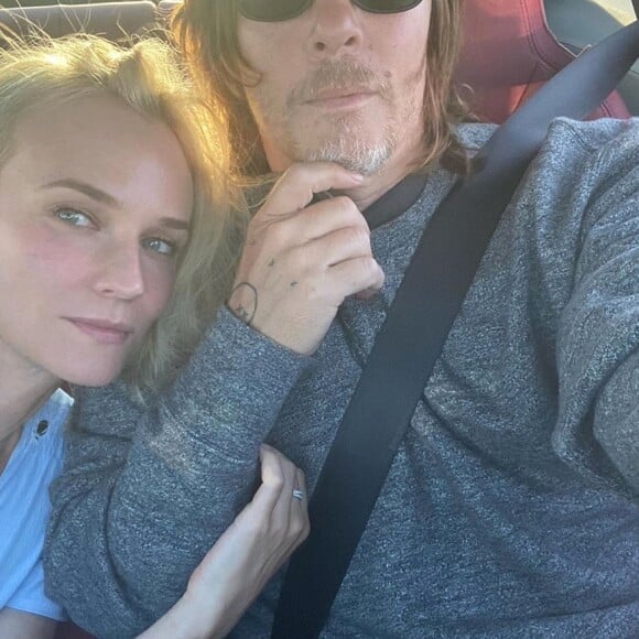 Diane Kruger et Norman Reedus sur Instagram. Le 21 juin 2020.