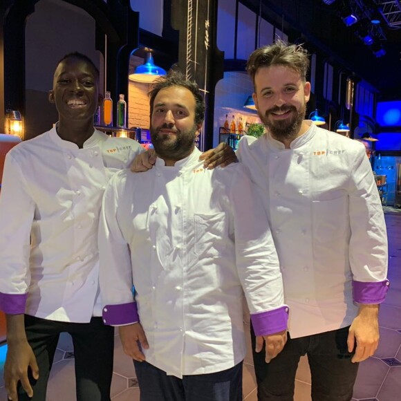 Mory Sacko a partagé cette photo de lui sur le tournage de Top Chef, sur Instagram, le 20 février 2020.