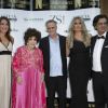 Lucia Borgonzoni, Gina Lollobrigida, Christophe Lambert, Tiziana Rocca, Michel Curatolo - Photocall de la 13ème édition des "Cinema Nation Awards" à Syracuse en Italie le 21 juillet 2019.