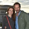 Exclusif - Jean-Charles Chagachbanian et sa compagne Juliette Chêne - Rencontres à la terrasse Publicis lors du 7ème Champs Elysées Film Festival (CEFF) à Paris le 13 juin 2018. © Veeren-CVS/Bestimage