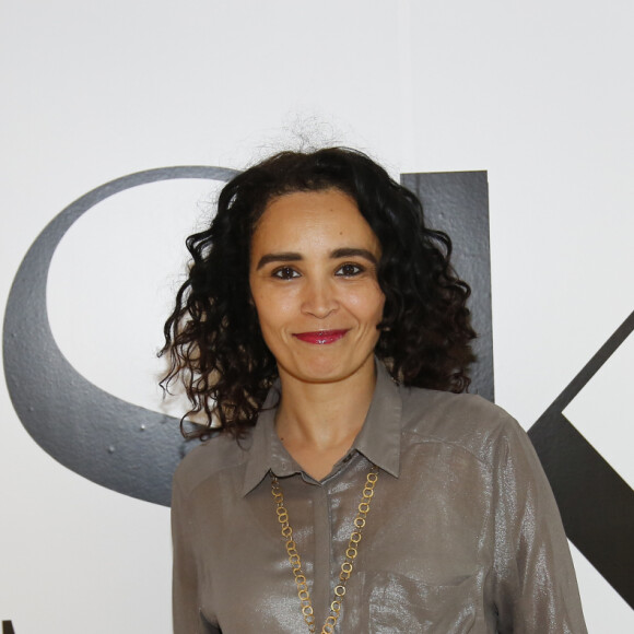 Aïda Touihri lors de la présentation de la collection MSKH (Pull en Pur Cachemire, tissés en Italie) pendant la Fashion Week prêt-à-porter automne-hiver 2019/2020 au show Room Xavier Lavergne à Paris, France, le 25 février 2019. © Marc Ausset-Lacroix/Bestimage