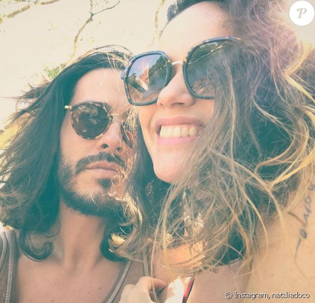 Florian Delavega et sa femme Natalia Doco sur Instagram, le 2 février 2020