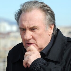 Gérard Depardieu durant le photocall organisé pour la présentation de la saison 2 de la série "Marseille" pour Netflix au Sofitel du Vieux Port à Marseille, le 18 février 2018. © Bruno Bebert / Bestimage