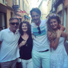 Vincent Cerutti, sa soeur et leurs parents sur Instagram. Photo dévoilée en avril 2020.