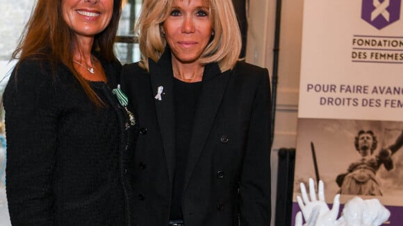 Brigitte Macron soutient Laurence Jenkell, décorée par Franck Riester