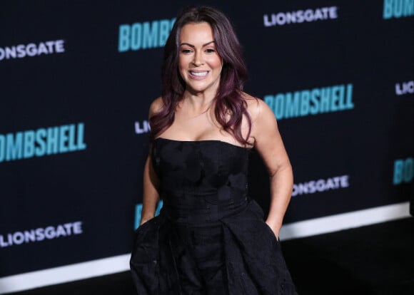 Alyssa Milano - Les célébrités assistent à la première du film "Bombshell" à Los Angeles, le 10 décembre 2019.