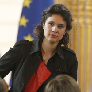 Archives - Apolline de Malherbe - Palais de l' Élysée - Conférence de presse de François Hollande.16 Mai 2016 © Alain Guizard / Bestimage