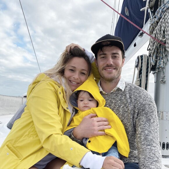 Cindy de "Koh-Lanta" avec son mari Thomas et sa fille Alba, photo Instagram du 28 juin 2020