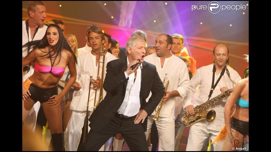 Le Plus Grand Cabaret Du Monde C8 Patrick Sébastien à l'enregistrement de l'émission Le Plus Grand
