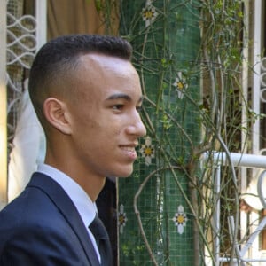 Le duc et duchesse de Sussex rencontrent le roi du Maroc Mohammed VI et son fils le prince héritier du Maroc, Moulay Hassan, lors d'une audience privée dans leur résidence à Rabat dans le cadre de leur voyage officiel au Maroc, le 25 février 2019.