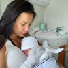 Julie Ricci et son fils le 11 juin 2020 sur Instagram.
