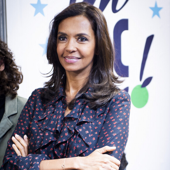 Karine Le Marchand (marraine de la CNDP (Commission nationale du débat public) et animatrice de lémission "L'amour est dans le pré") au 57ème salon International de l'Agriculture au parc des expositions de la porte de Versailles à Paris, France, le 23 février 2020. © Jean-Baptiste Autissier/Panoramic/Bestimage