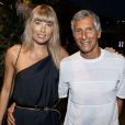 Exclusif - Mélanie Page et son mari Nagui avant le concert "Depardieu Chante Barbara" au Festival de Ramatuelle, France, le 11 août 2019. © Cyril Bruneau/Festival de Ramatuelle/Bestimage