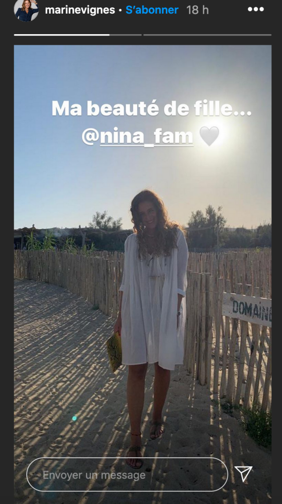 Nina Fam, la fille de Nagui et Marine Vignes sur Instagram - 10 juillet 2020