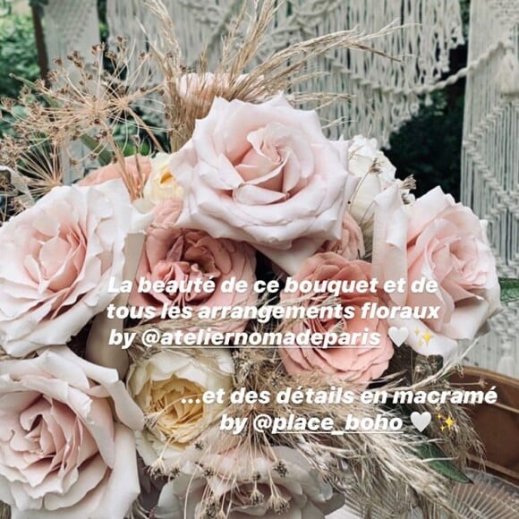 Le mariage d'Hugo Philip et de Caroline Receveur célébré le 11 juillet 2020 à Paris.