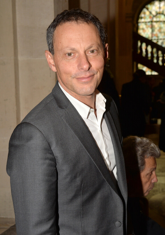 Marc-Olivier Fogiel lors de la cérémonie d'installation de F.Mitterrand à l'académie des Beaux-Arts à Paris, France, le 6 février 2020. © Veeren/Bestimage