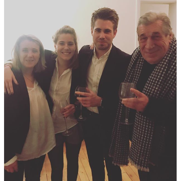 Jean-Pierre Castaldi et ses enfants Giovanni et Paola, nés de son mariage avec Corinne Champeval.