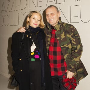 Exclusif - Jean-Charles de Castelbajac et sa femme Pauline de Drouas (enceinte) au vernissage de l'exposition "Azzedine Alaïa Collectionneur" à Paris le 19 janvier 2020. © Jack Tribeca/Bestimage