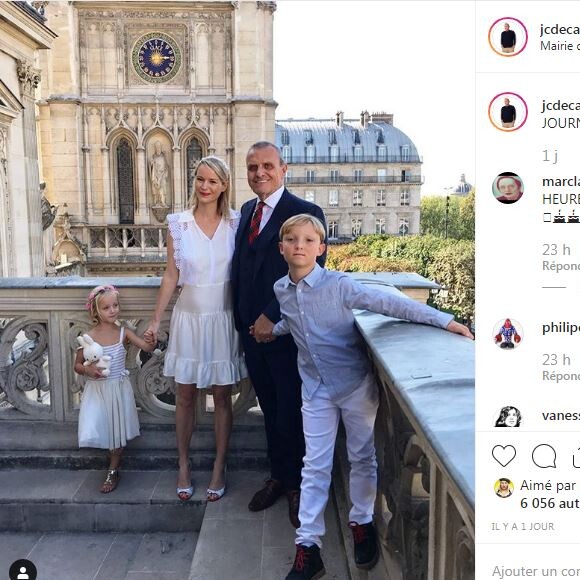 Jean-Charles de Castelbajac annonce s'être marié à Pauline de Drouas à Paris le 21 septembre 2019.