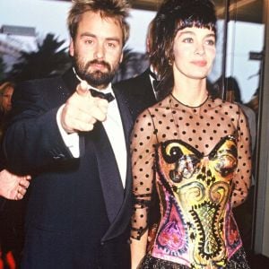 Luc Besson et Anne Parillaud au Festival de Cannes en 1991.