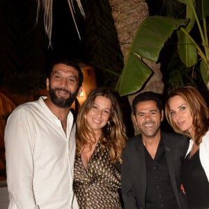 Exclusif - Ramzy Bedia et sa compagne Marion, Jamel Debbouze et sa femme Mélissa Theuriau - After show lors du festival "Marrakech du Rire 2018" à Marrakech au Maroc le 24 juin 2018. © Rachid Bellak/Bestimage