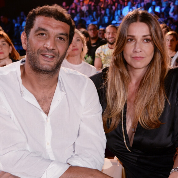 Exclusif - Ramzy Bedia et sa compagne Marion - Fête de clôture du 9ème festival "Marrakech du Rire 2018" au Palais Bahia de Marrakech au Maroc le 15 juin 2019. © Rachid Bellak/Bestimage