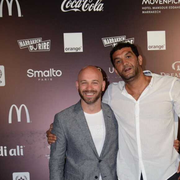 Exclusif - Franck Gastambide, Ramzy Bedia - Fête de clôture du 9ème festival "Marrakech du Rire 2018" au Palais Bahia de Marrakech au Maroc le 15 juin 2019. © Rachid Bellak/Bestimage